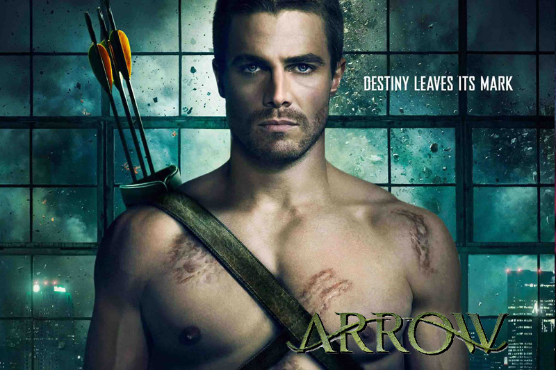 Spoilt millionaire playboy Oliver Queen is missing-presumed-dead when his yacht is lost at sea. He returns five years later a changed man, determined to clean up the city as a hooded vigilante armed with a bow. (The CW)